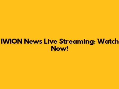 IWION News Live Streaming: Watch Now!