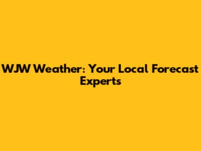 WJW Weather: Your Local Forecast Experts